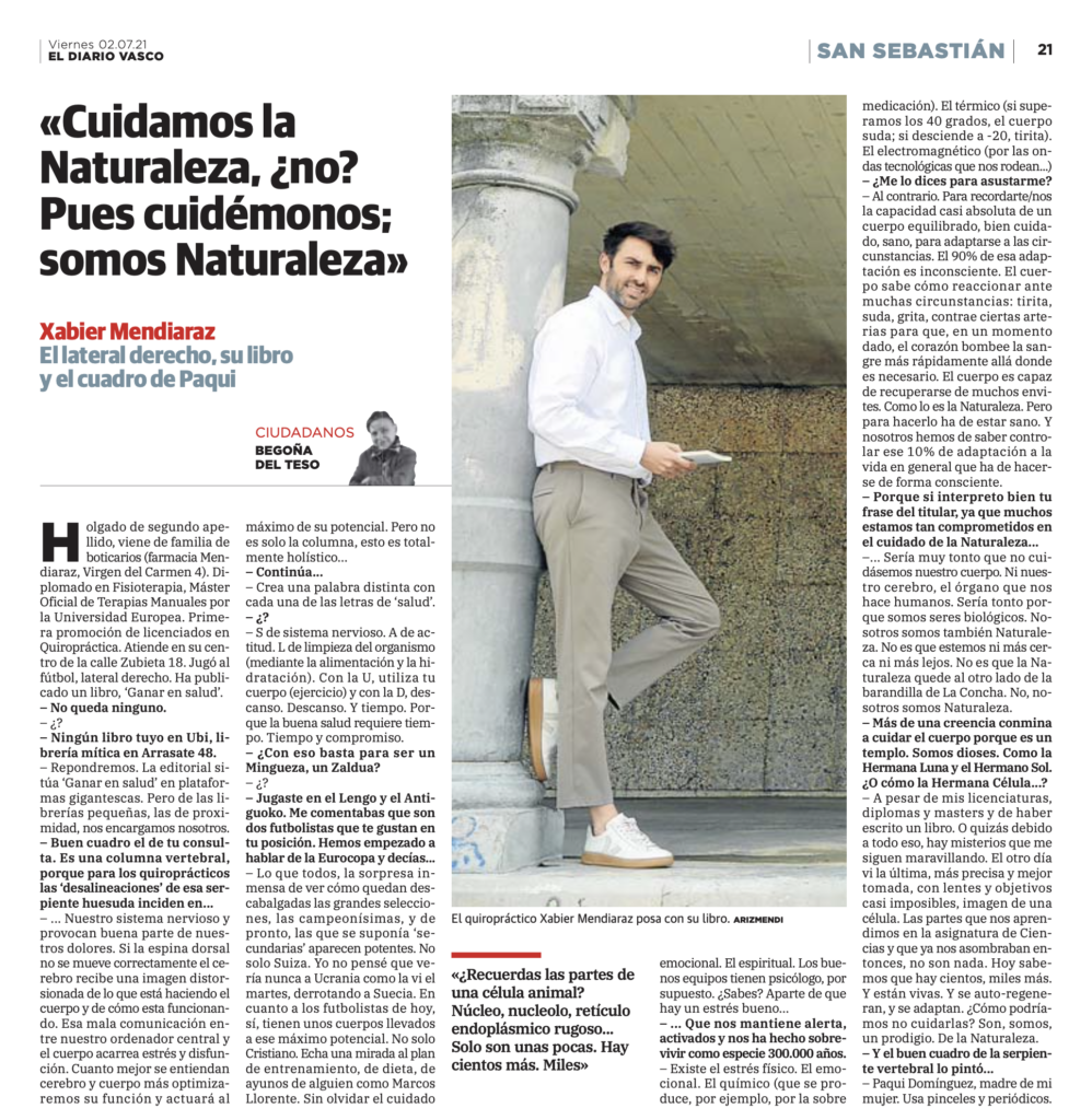 Diario Vasco, Cuidamos la naturaleza, pues…